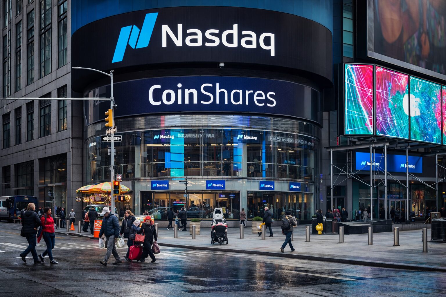 CoinShares Stock Debuts on Nasdaq Following SPAC Merger Valued at $1.2 Billion